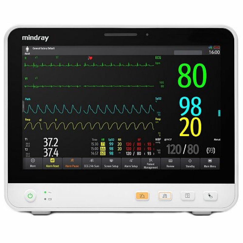 Монитор пациента ePM 12, сенсорный экран 12. 1", 2Gb, ЭКГ, НИАД, Темп, Mindray SpO2.